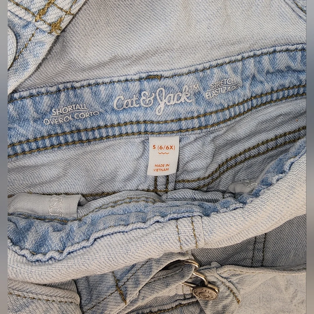 Girls 6/6x Cat & Jack Jean Overalls